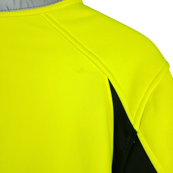 Utility Pro Women's UHV668 Hi-Vis Full-Zip Soft Shell Jacket Sz XL Yellow Black - Picture 12 of 15